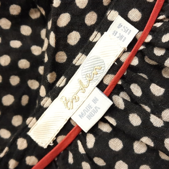 Boden Boho Tassle Tie Cotton Blouse - Picture 9 of 11